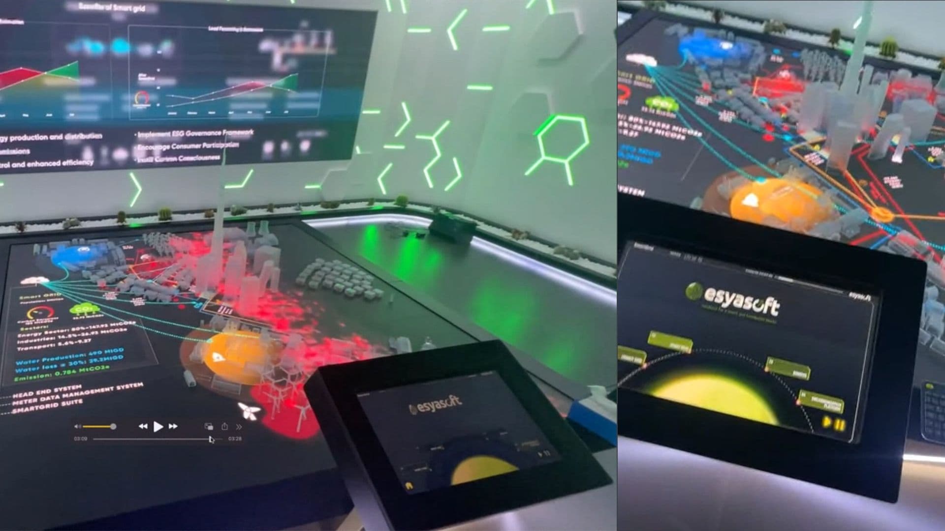 4. Central Touch Interface: 