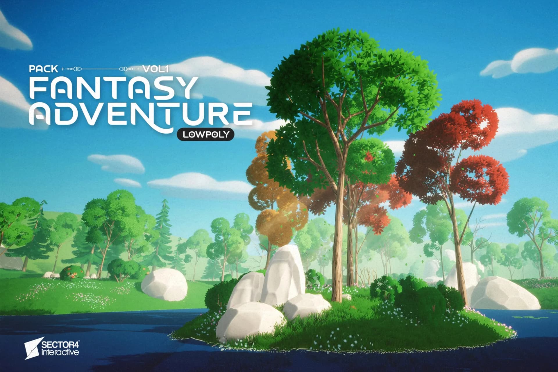 Lowpoly Fantasy Environment Pack-1 - Unity Asset by Sector4 Interactive